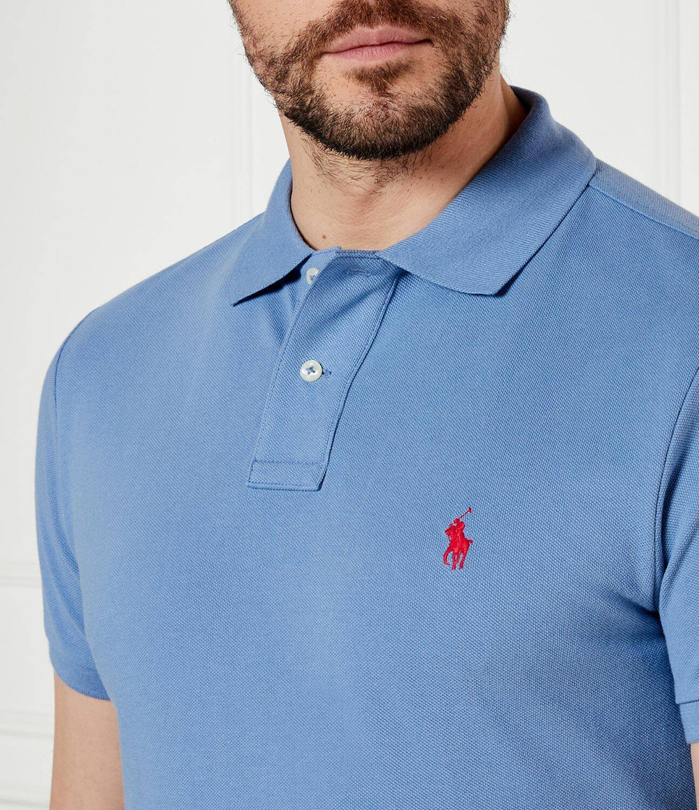 Поло POLO RALPH LAUREN - голубой(710680784)