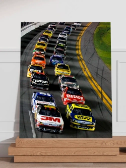 Картина "NASCAR", на стену для интерьера 50х70см 1шт.