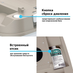 Биотуалет Lupmex 79112P 12л с индикатором с пробниками гранул