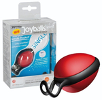 Красный вагинальный шарик со смещенным центром тяжести Joyballs Secret (Цвет: красный)