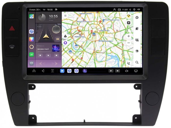 Магнитола для Volkswagen Passat B5 2000-2005 - Kuberg SF-9018 QLed, Android 13, Быстрейшая, CarPlay, SIM-слот