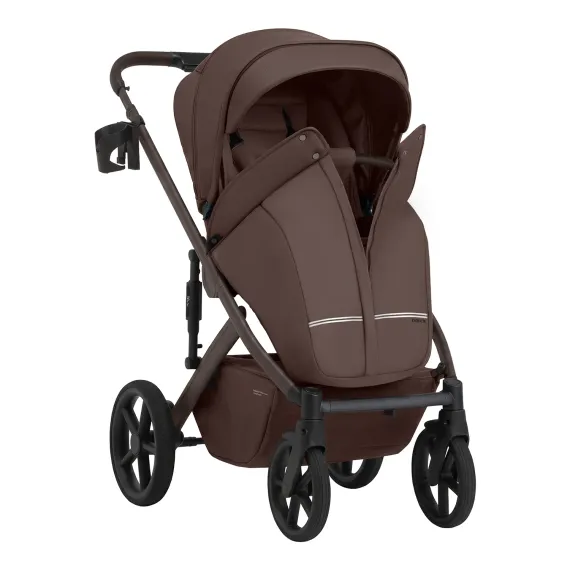 Коляска 2 в 1 SBL Dolce Dark Chocolate Leather