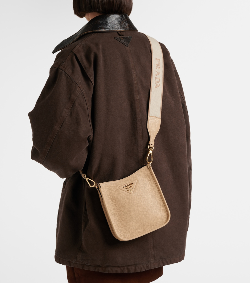 Cумка Prada Mini Leather Shoulder "Beige"