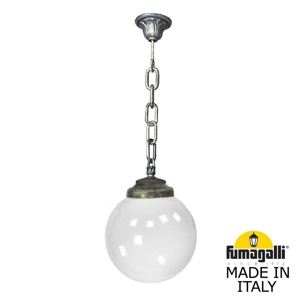 Уличный подвесной светильник Fumagalli GLOBE 250 G25.120.000.BYF1R