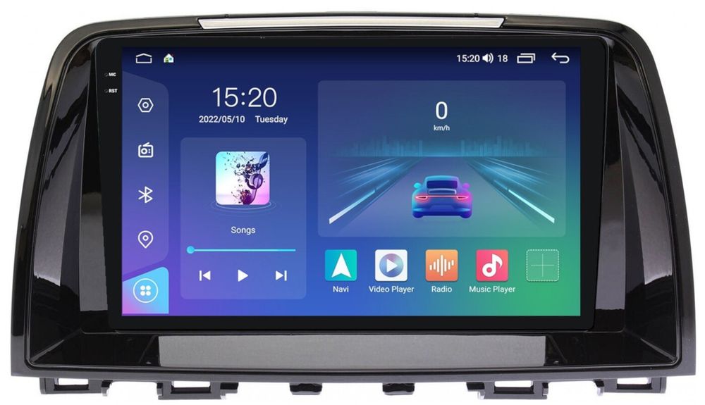 Магнитола для Mazda 6 2012-2014 - Parafar PF010U2K на Android 13, Быстрая, QLED+2K, CarPlay, 4G SIM-слот