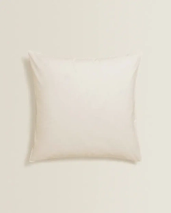 ZARA HOME (300 НИТЕЙ) НАВОЛОЧКА ИЗ ХЛОПКА ПЕРКАЛЬ, ЭКРЮ