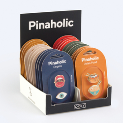 Набор из 2-х металлических булавок pinaholic leaves
