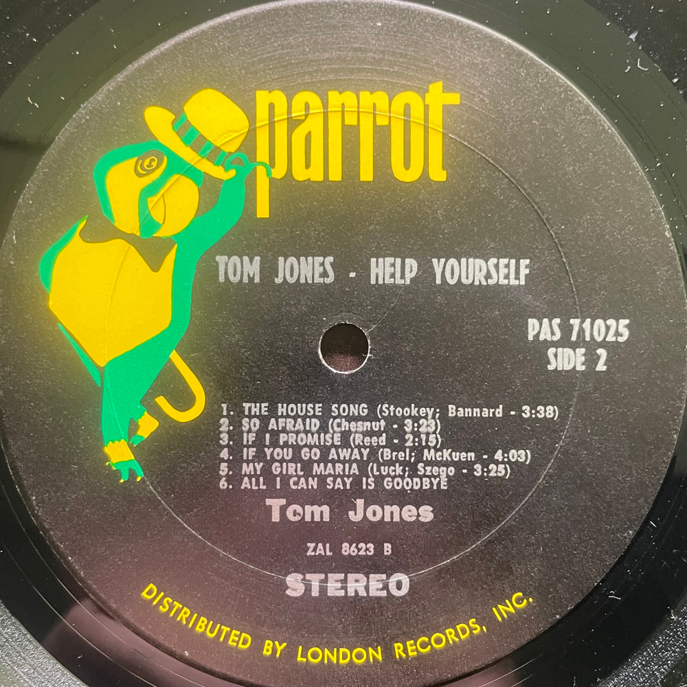 Tom Jones ‎– Help Yourself (США 1968г.)