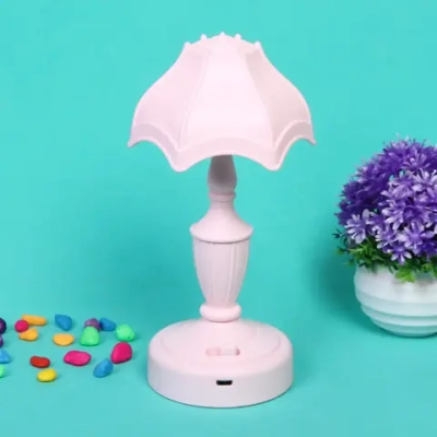Светильник настольный «Marmalade-Афина» LED 19*9см цвет розовый USB