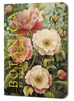 Блокнот 90х120мм. 24л. "Botanica by William Morris. Пионы на зеленом фоне" (Контэнт)