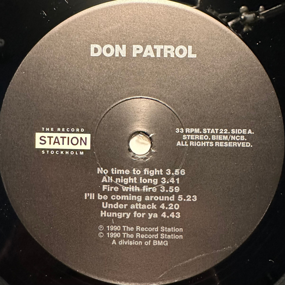 Don Patrol - Don Patrol (Швеция 1990г.)