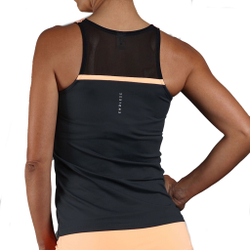Женская теннисная майка Endless Lace Tank Top Women - Black, Apricot