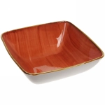 Салатник керамический «Corsica orange» 19,3*19,3*7см