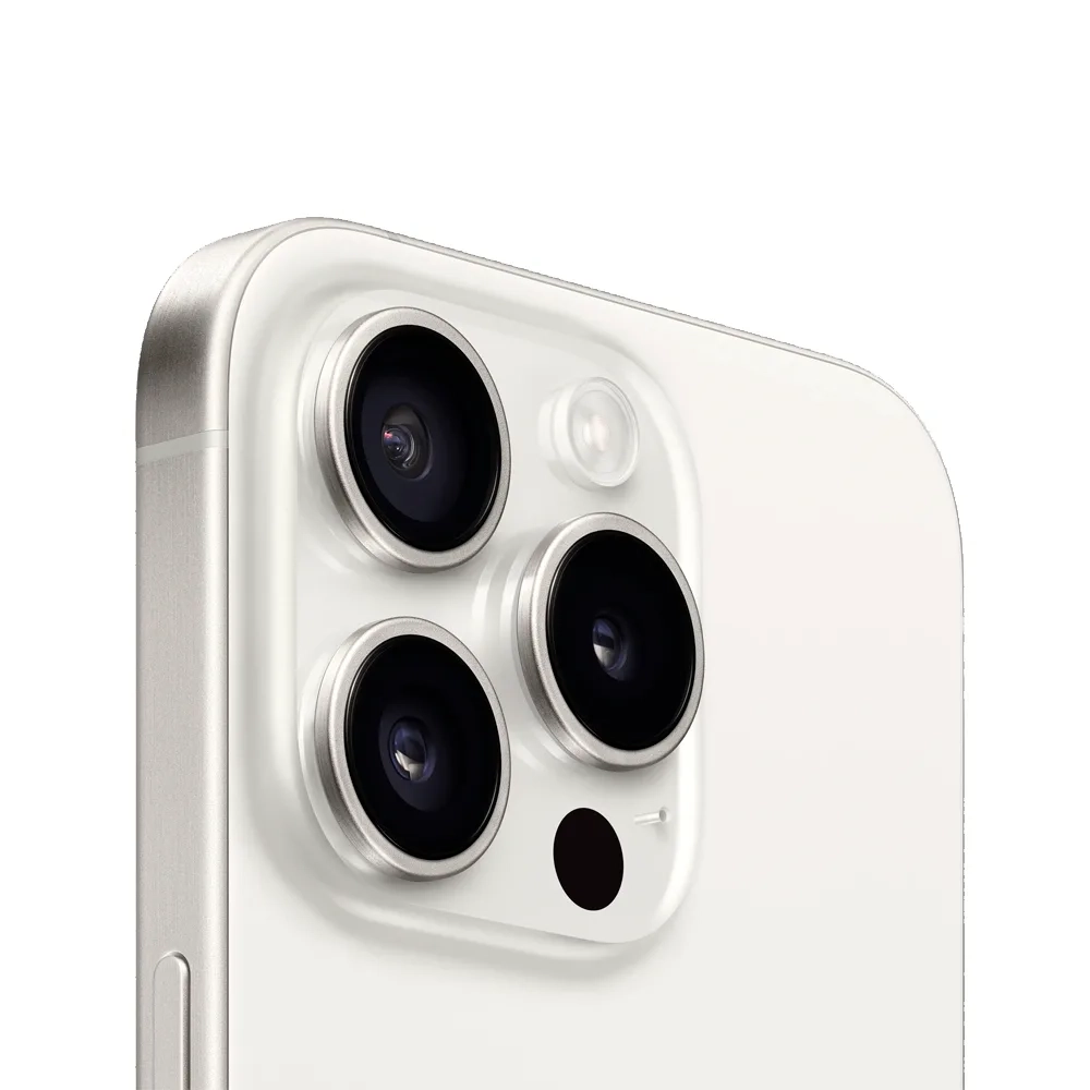 Смартфон Apple iPhone 15 Pro 256GB eSIM, White Titanium (Белый)