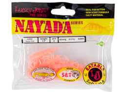 Твистеры съедобные LJ Pro Series NAYADA (4,5 см), цв. F05, 9 шт.