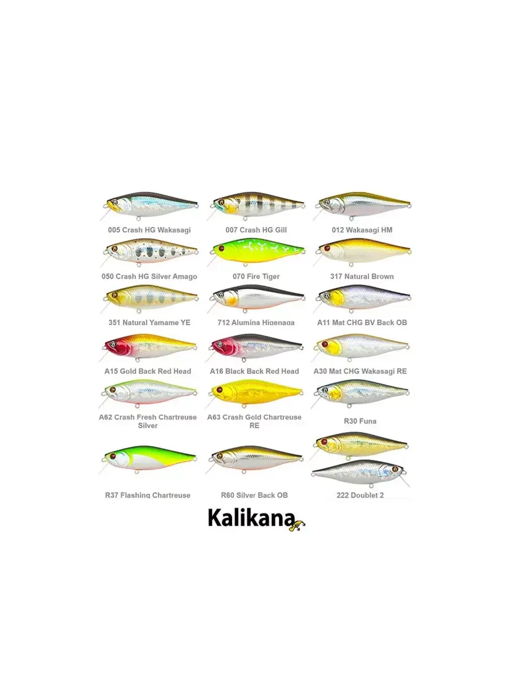 Воблер Kalikana 91SP-SR 91мм 17.2 гр. 0.3-0.5 м.