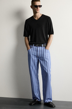 БРЮКИ STRAIGHT FIT В ПОЛОСКУ — ZARA · 0840/380