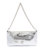 Кожаный клатч HORIZONTAL FLAT Pinko - серебряный(102747 A1VB)