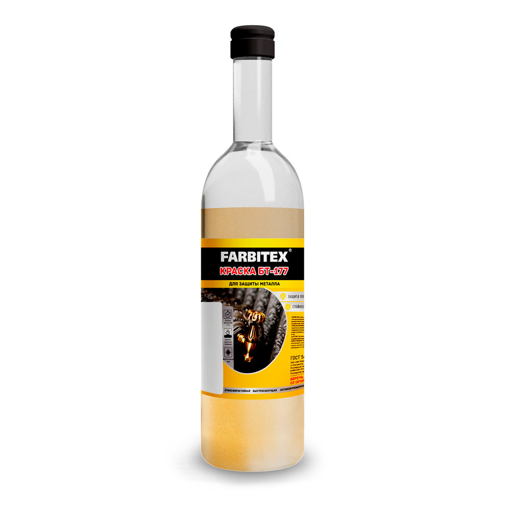 Краска БТ-177 Бронза (0,5л) FARBITEX