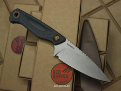Нож Benchmade Dacian - микарта "Jeans" (джисовая), клинок серый
