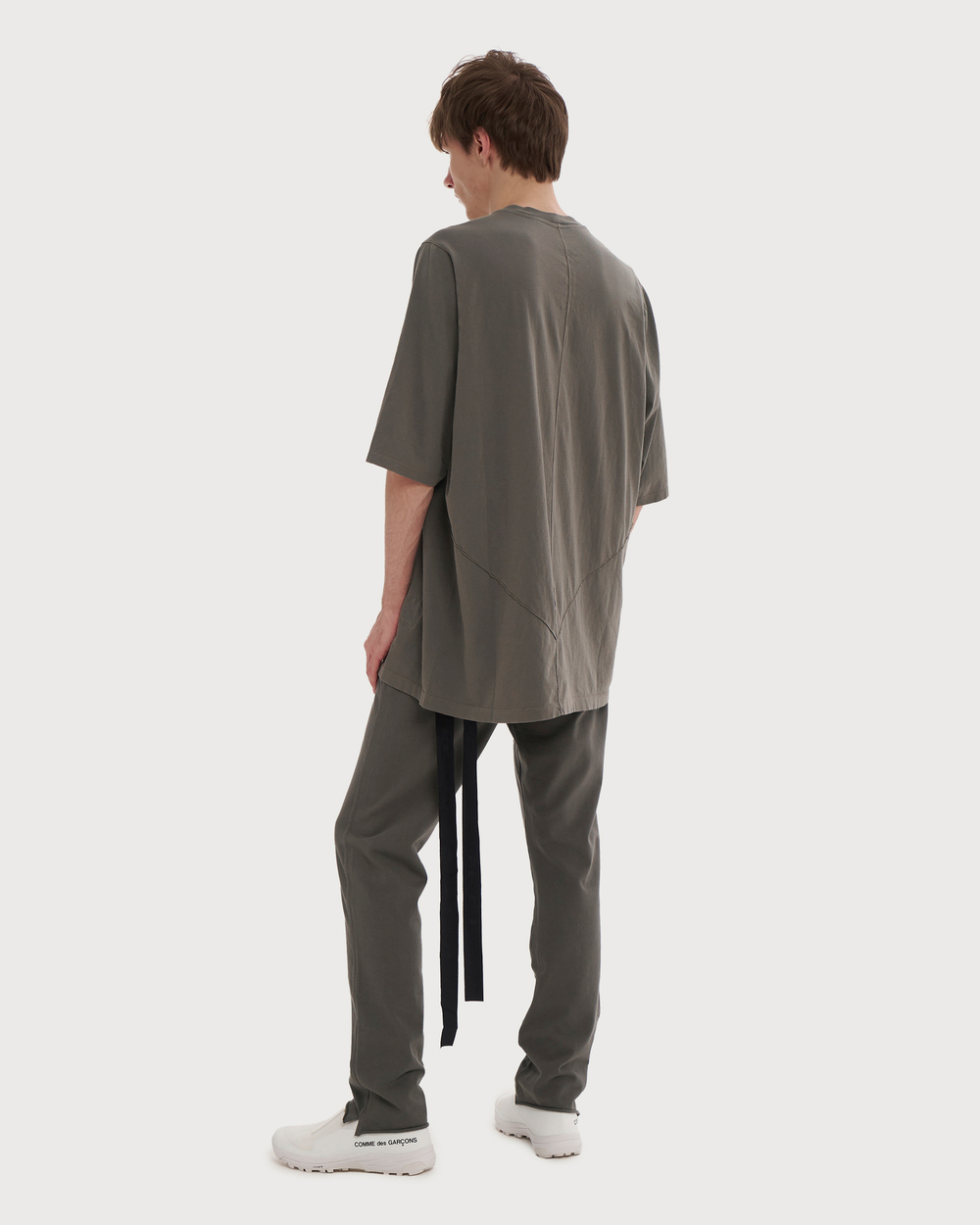 RICK OWENS DRKSHDW ФУТБОЛКА СЕРАЯ JUMBO SS