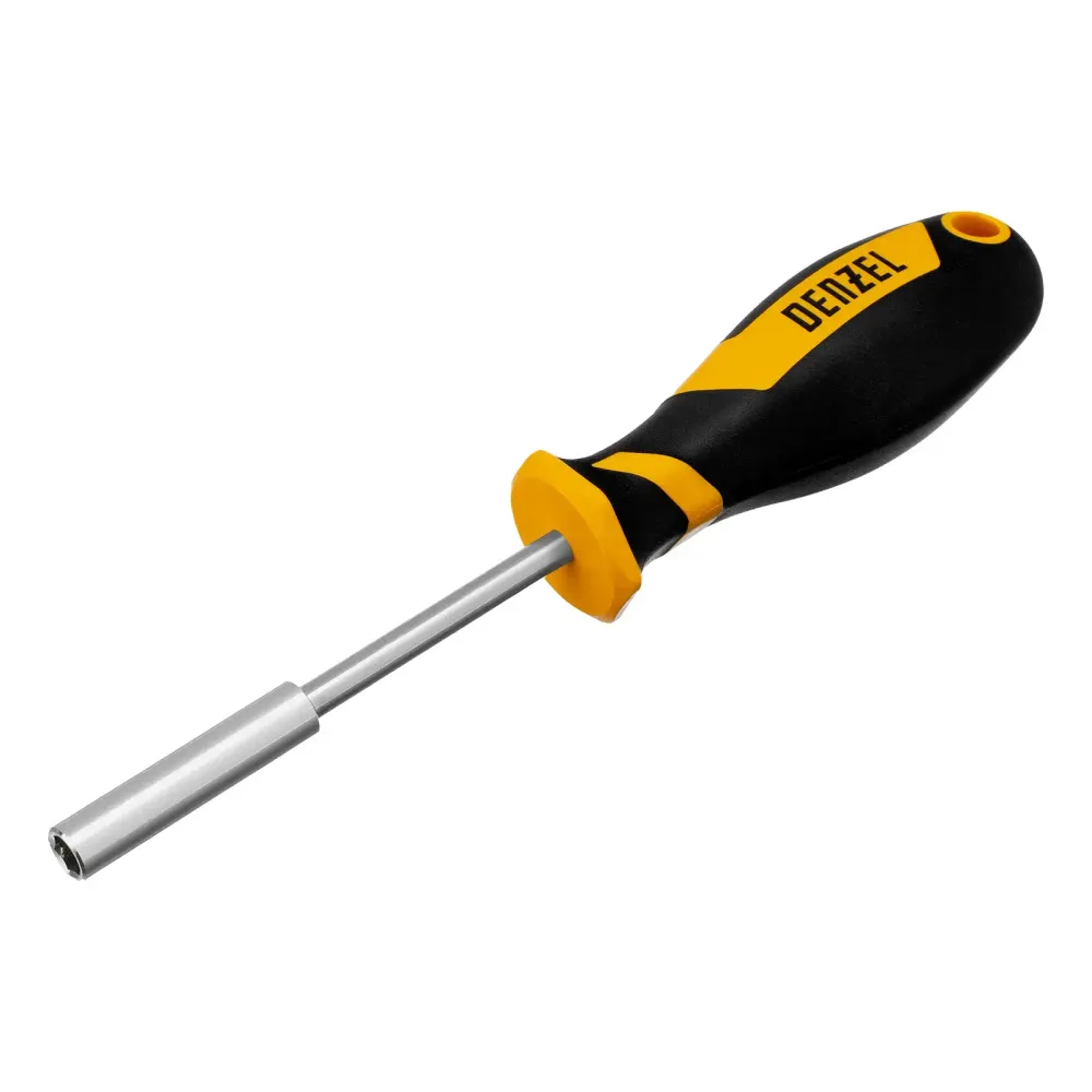 Набор инструментов, 1/2", 1/4", 3/8", CrV, S2, пластиковый кейс, 216 предметов Denzel