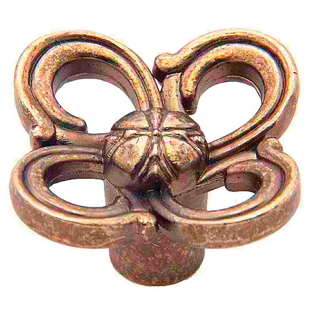 Ручка мебельная кнопка EDSON 2301 ANTIQUE BRONZE /50