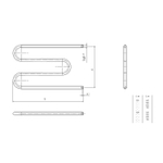Полотенцесушитель MIXLINE СВОБОДА М/симпл м 50x60 1'' ПОЛИМЕР