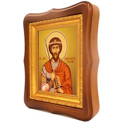 Ипполит Римский святой мученик. Икона на холсте.
