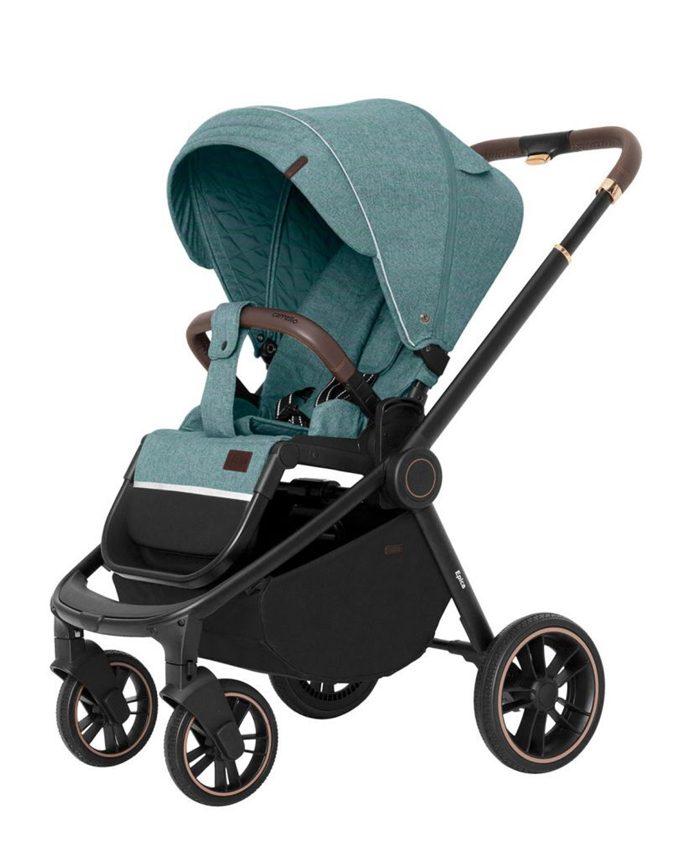 Коляска 2 в 1 Carrello Epica CRL-8510/1, Tea Green / Черная рама