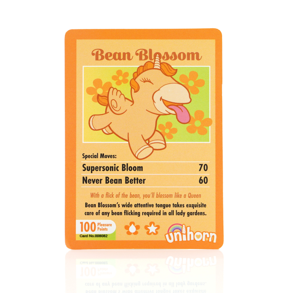 Unihorn - Bean Blossom - Вибромассажер со стимуляцией язычком