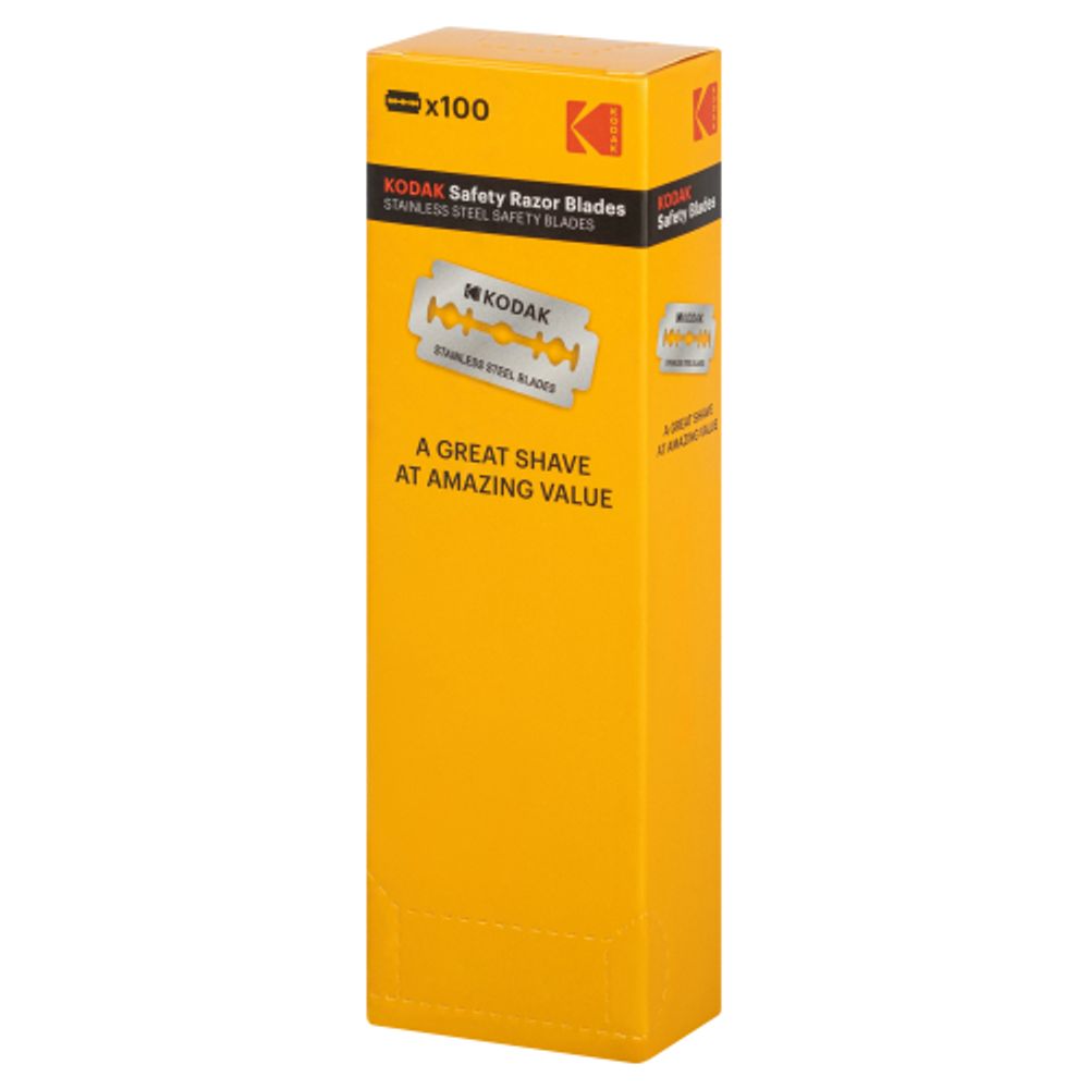 Сменные кассеты для бритья Kodak Double edge blade двухсторонние классические лезвия для Т-образных станков | Kodak