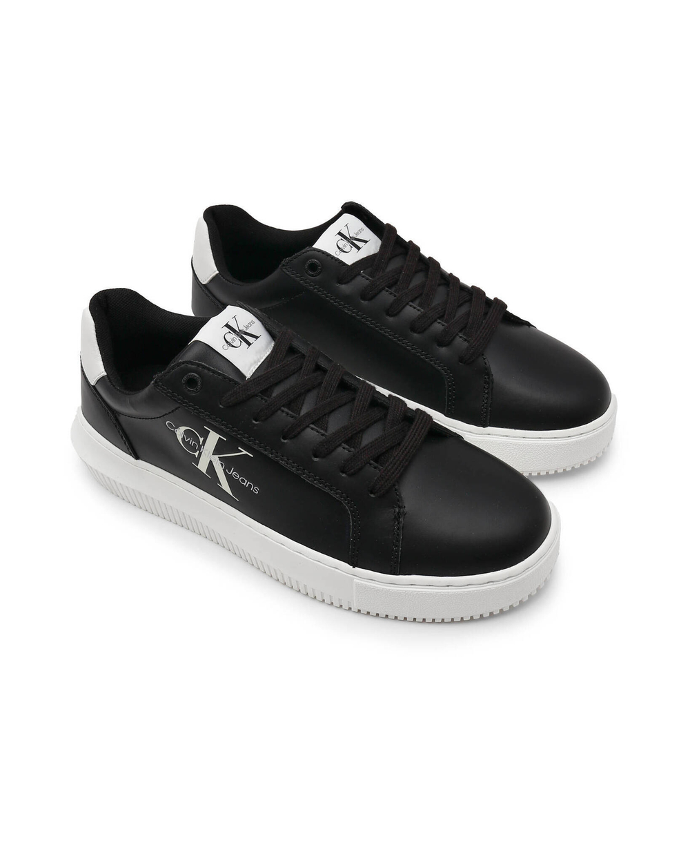 Skórzane кроссовки CHUNKY CUPSOLE MONOLOGO CALVIN KLEIN JEANS - черный(YM0YM00681)