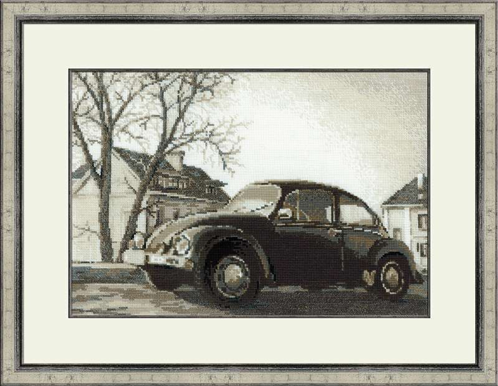 "Старая фотография.Жук"-1177 вышивка