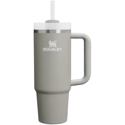 Термокружка Stanley Quencher H2.0 с трубочкой 0,887L серая