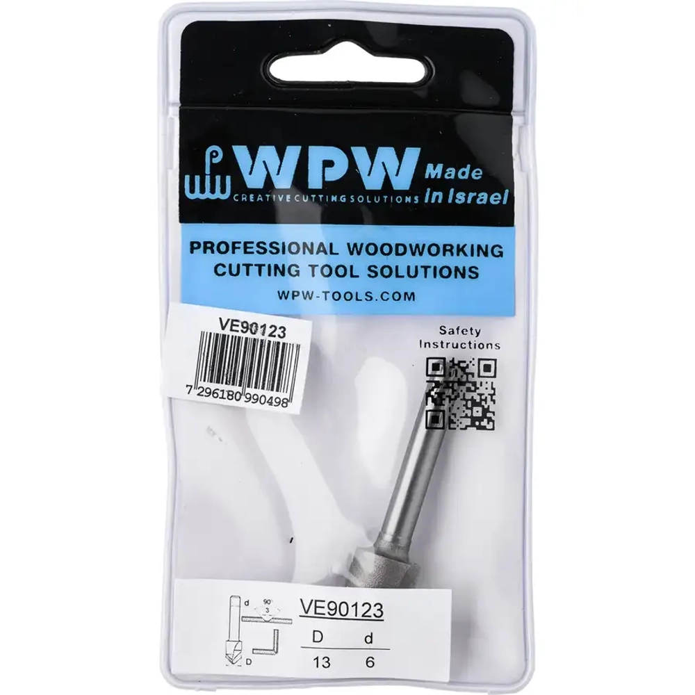 Фреза V-образная 90° WPW VE90123