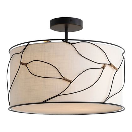 Светильник подвесной ST-Luce Черный/Бежевый E27 3*60W ROOT sl6228.402.03