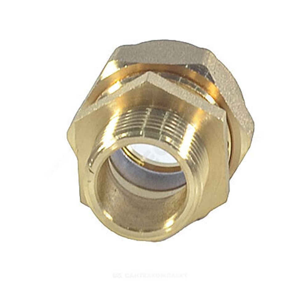 Муфта латунь 25Aх3/4" обжим/НР STAHLMANN SSML2503/4BEF
