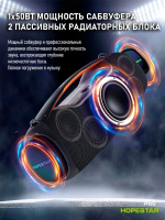 Портативная Беспроводная Bluetooth Колонка Hopestar A60, 100W / Караоке Система / Беспроводной Микрофон / Синяя