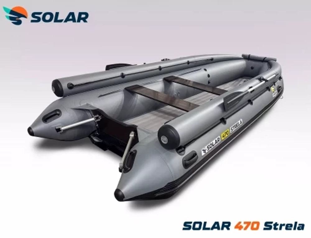 Лодка надувная моторная solar-470 strela jet tunnel (expedition)
