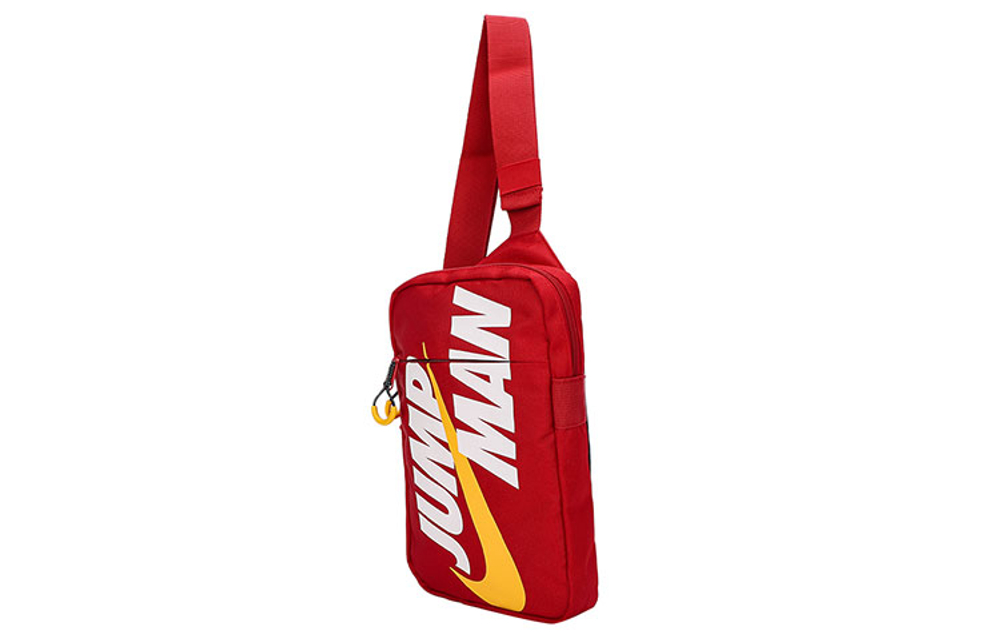 Jordan Canvas Shoulder Bag, Crossbody Bag, Fanny Pack Small Unisex Red