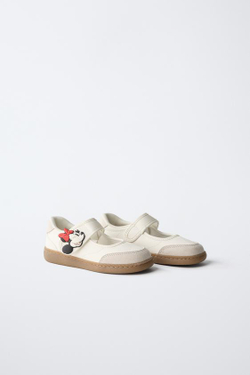 ZARA КРОССОВКИ MINNIE MOUSE © DISNEY, БЕЛЫЙ