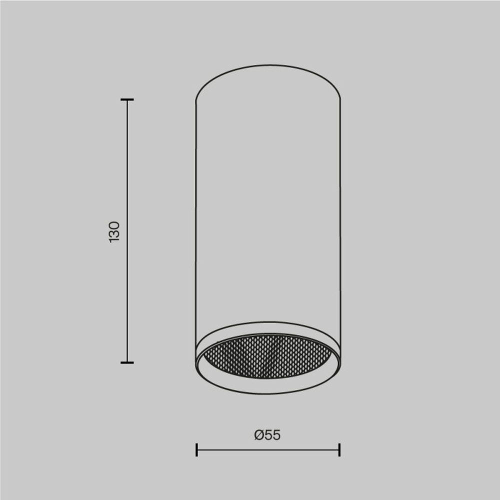 Накладной светильник Maytoni Technical  C010CL-01MG-N