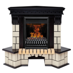 Каминокомплект Real Flame Stone Corner STD AO с очагом 3D Oregan (угловой)