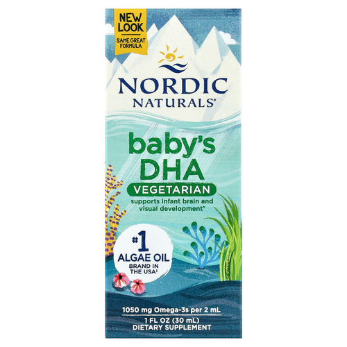 Nordic Naturals, вегетарианская ДГК для детей, 1050 мг, 30 мл (1 жидк. унция)