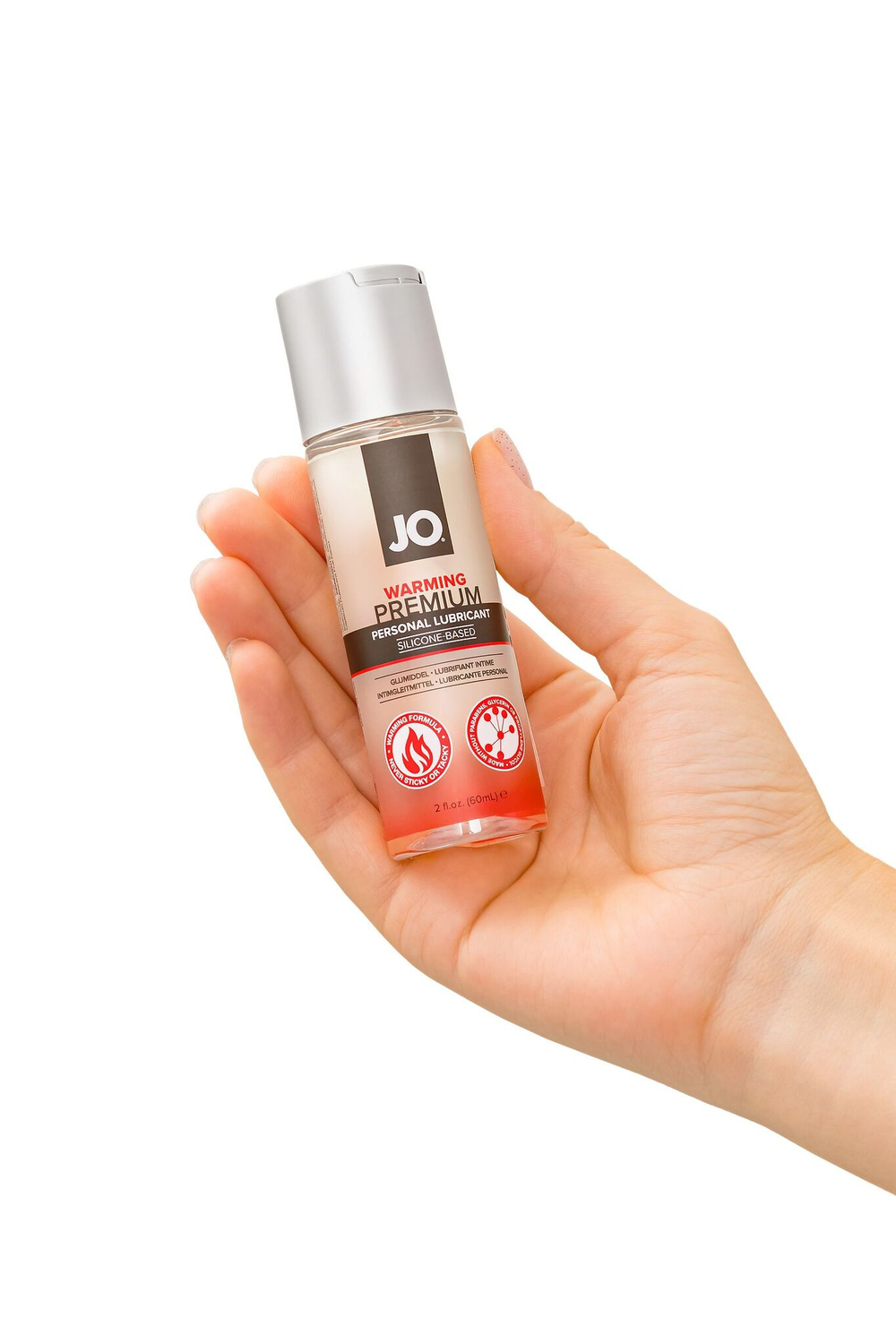 Возбуждающий лубрикант на силиконовой основе JO Personal Premium Lubricant Warming - 60 мл.