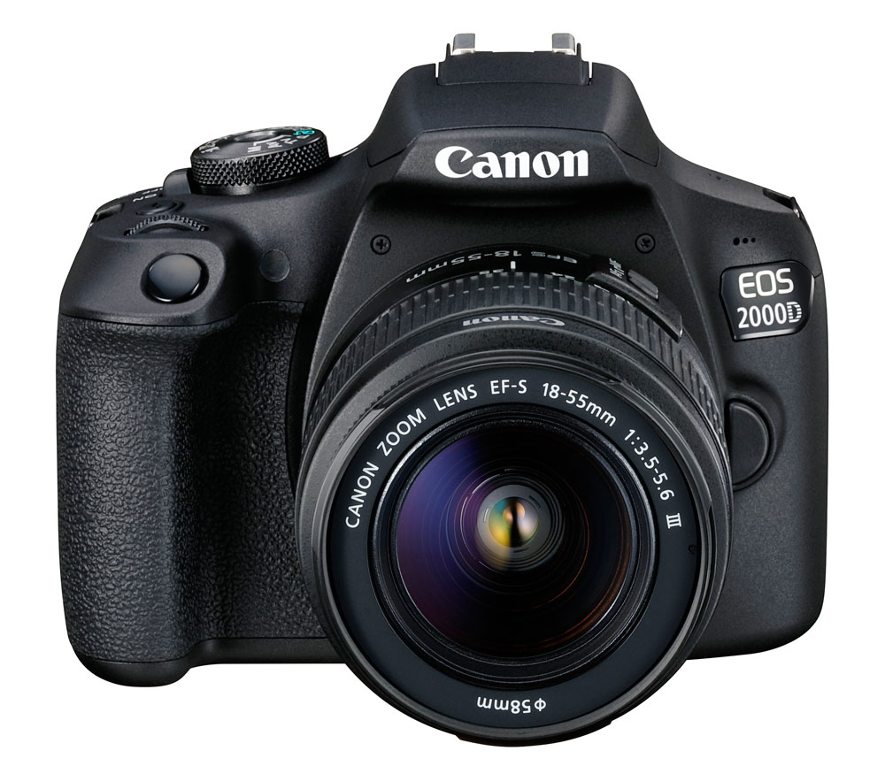 Зеркальный фотоаппарат Canon EOS 2000D Kit EF-S 18-55 III (уцененный)