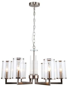 Люстра подвесная 6*Е14 1046/11/06P никель Vase Stilfort
