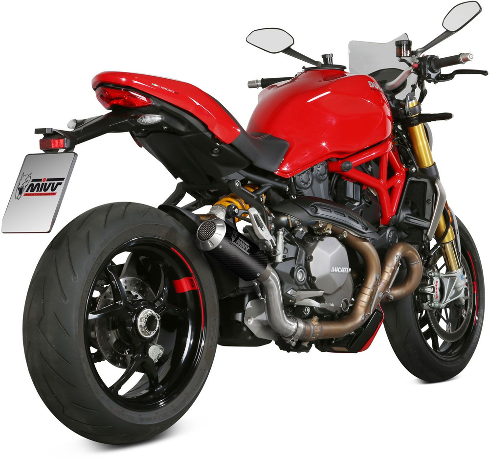 D.041.SM3C MIVV SLIP-ON SILENCER MK3 GLOSSY CARBON (M 1200, M821)