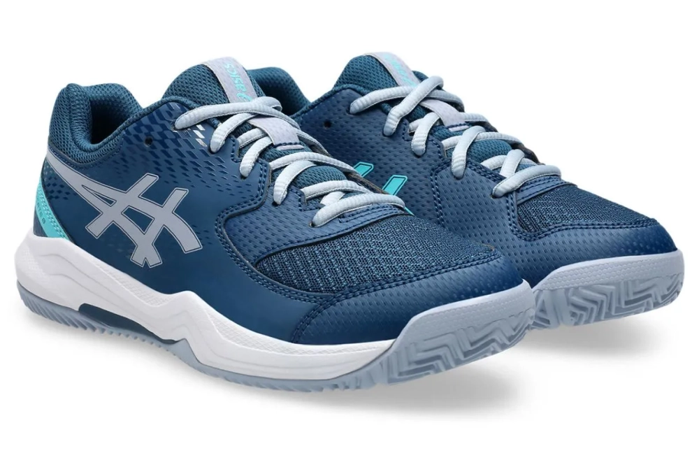 Детские кроссовки для падела Asics Gel-Dedicate 8 Padel GS - mako blue/grey blue